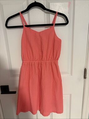 GAP Coral Pink Sleeveless Casual Kids XL Dress